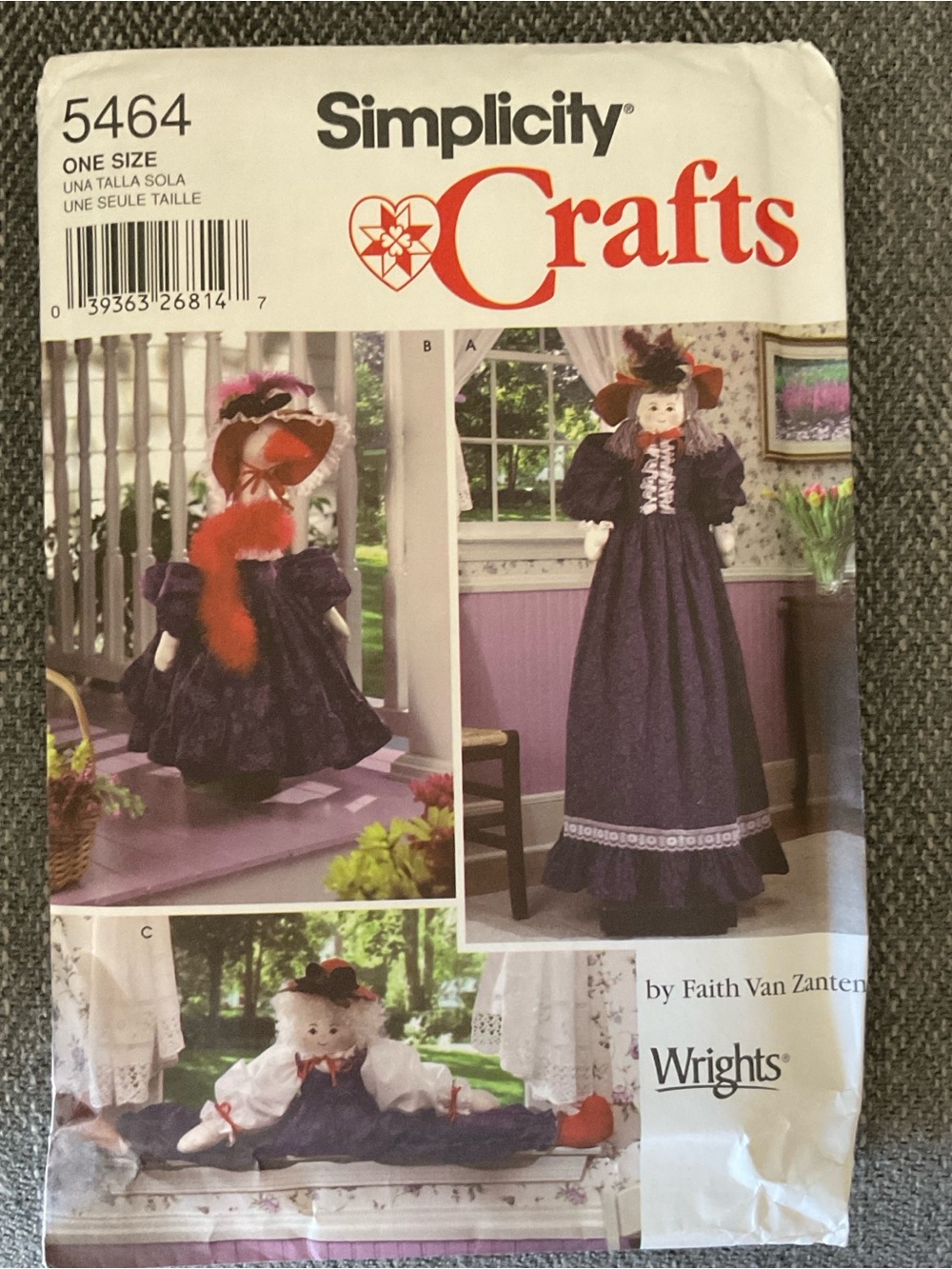 Simplicity 5464 Lawn/porch goose dress draft stopper Vacuum cover 5464 UC FF